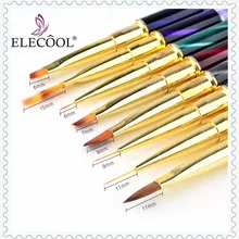 ELECOOL 3/1 шт Нейл-арт лайнер живопись кисточки для геля лак для ногтей, набор для маникюра Стразы акриловые деревянной ручкой полоса линии