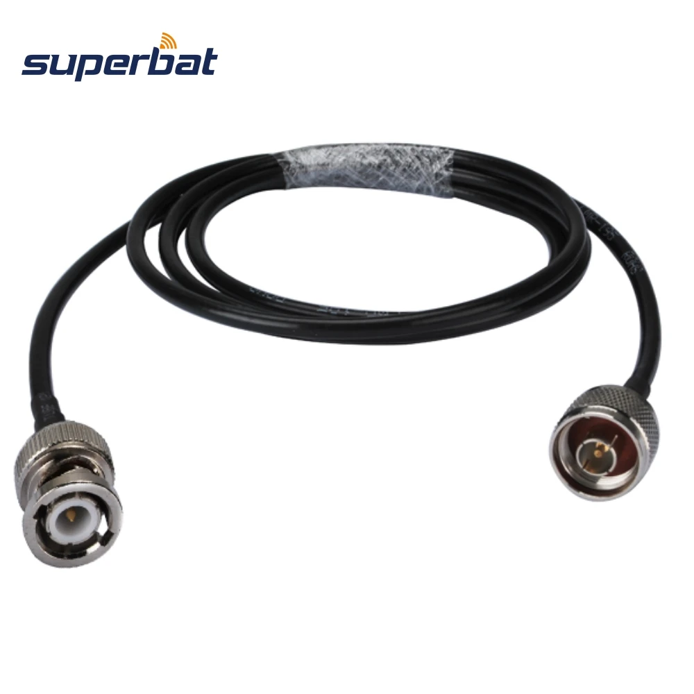 Superbat RF N штекер к BNC штекер косички кабель LMR195/KSR195 Универсальный удлинитель 30 см для Wi-Fi роутера