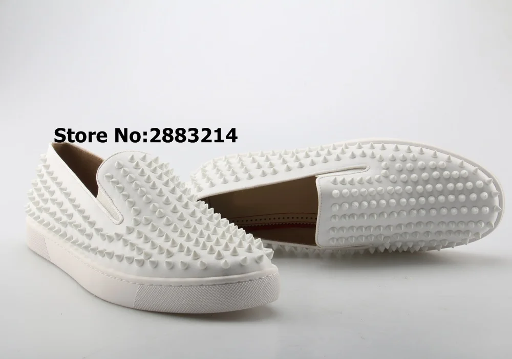 New Primavera Ao Rebites Lazer Pico Top on Sapatos Livre Ar Masculinos Slip Apartamentos branco Alta Vermelho Shoes Low Outono Homens De Qualidade Oxfords z4zxqrwt7