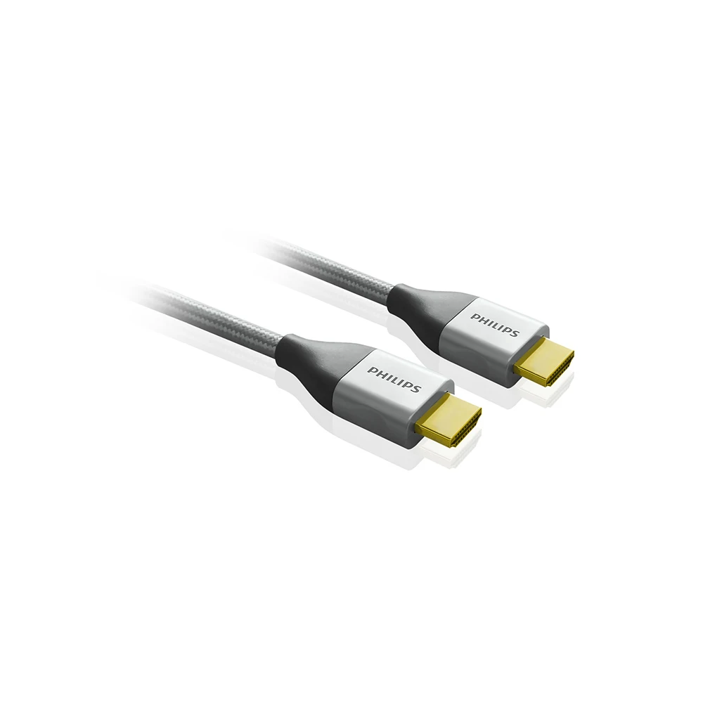 Premium HDMI кабель Philips 3 м. 18 Гбит/с высокоскоростной до 50/60 Гц. Папа SWV3453S/10|Кабели HDMI| |