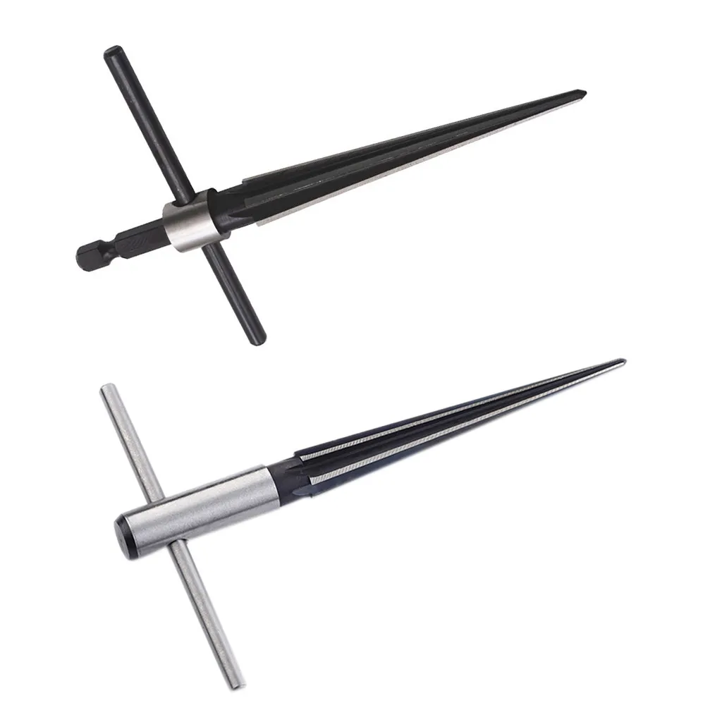 

40^T-Handle 1/8-1/2 Inch Taper Reamer Repair Pounched Chamfer Reaming Tool Home Tool Accessories