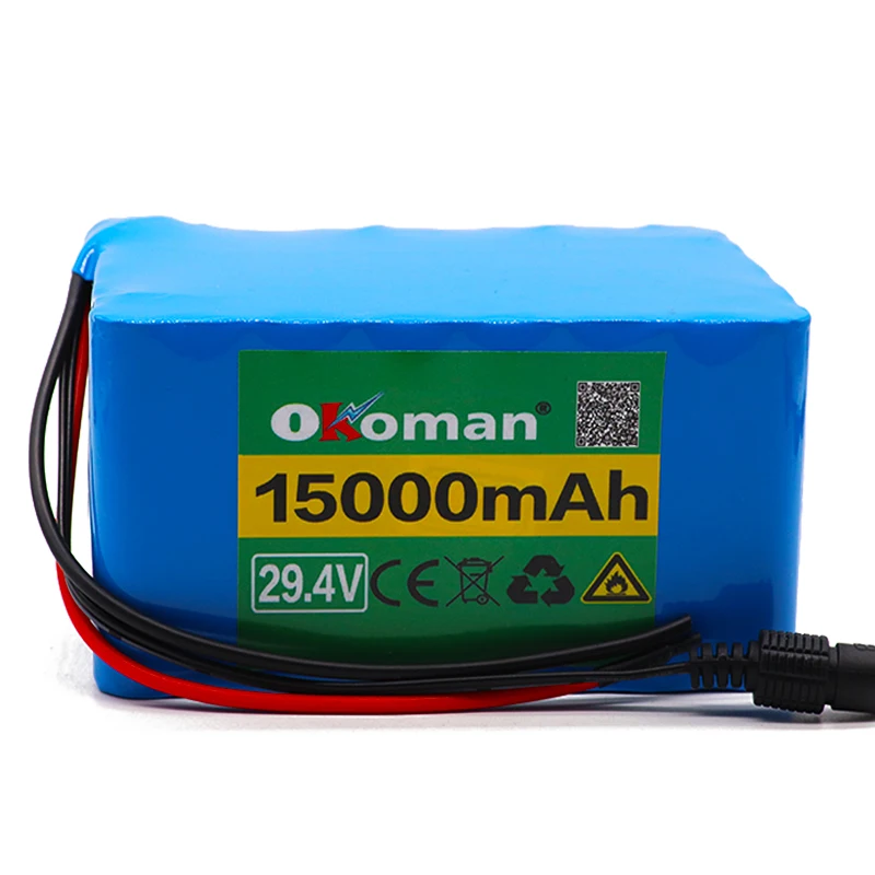 Okoman 7S5P 24 В 15Ah аккумулятор 250 Вт 29 4 15000 мАч литий ионный подходит для инвалидных