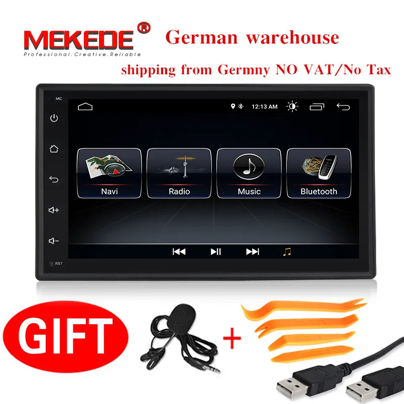 

Android 8.1 Car Multimedia Player Quad Core Universal GPS Radio GPS Stereo Audio Player for nissan no dvd TDA7851 free shipping