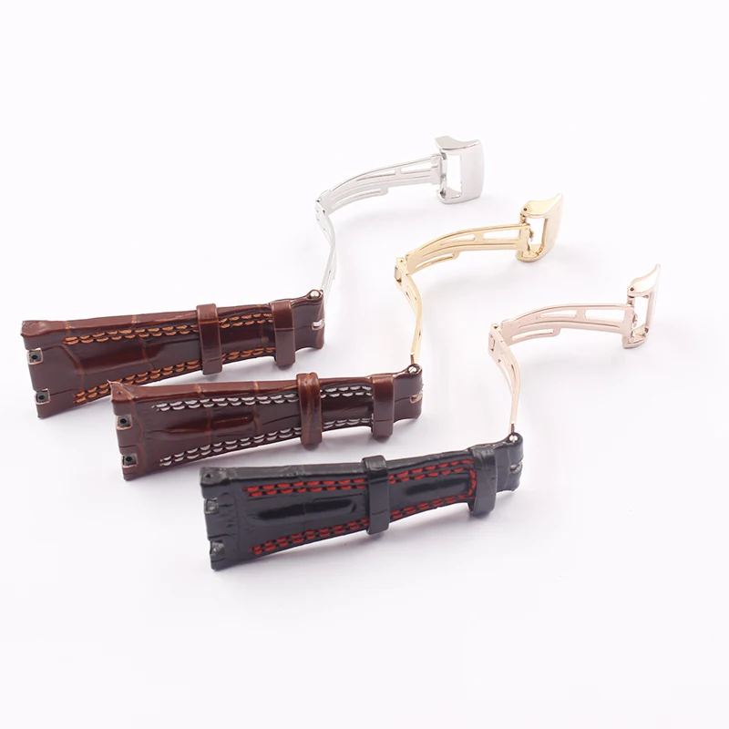 Watch accessories for AP Royal Oak Series 28mm folding buckle men's and women's outdoor sports universal strap