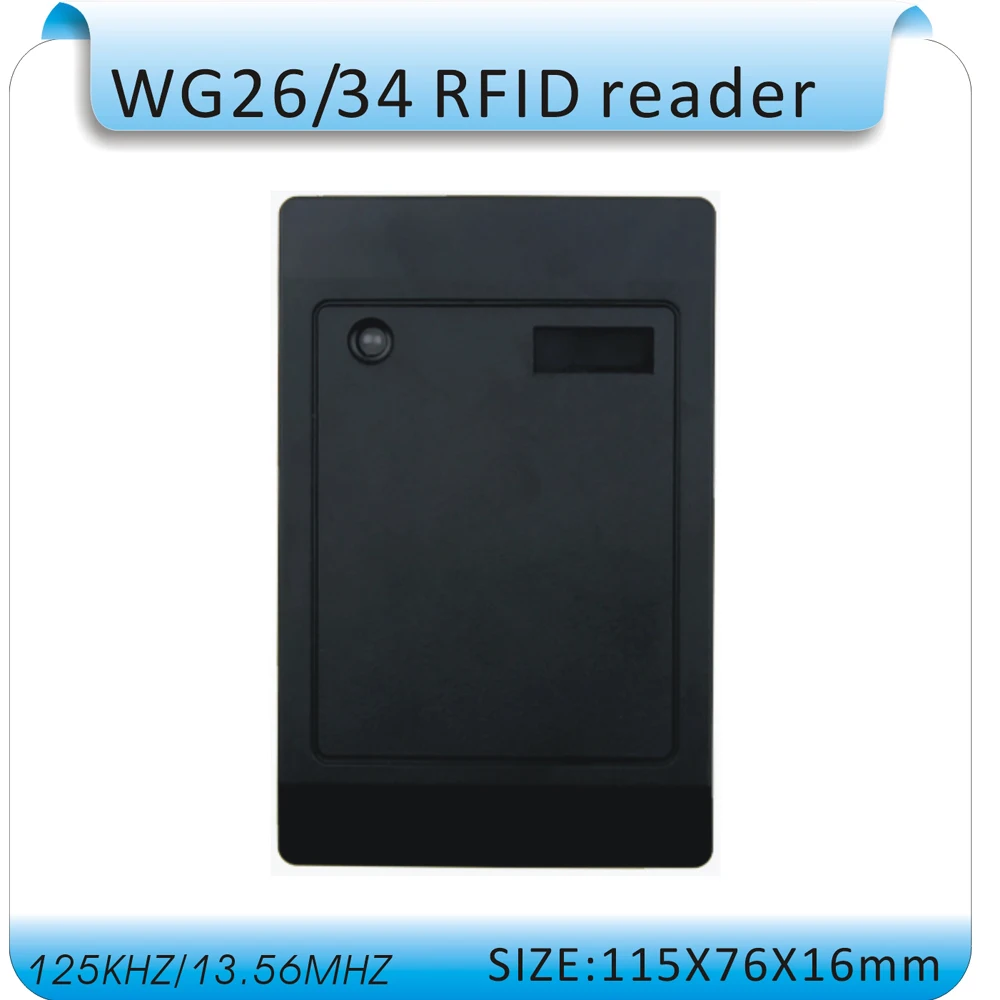 Бесплатная доставка WG26/34 порт 125 КГЦ RFID EM card reader для системы контроля доступа + 10 шт. RFID карты