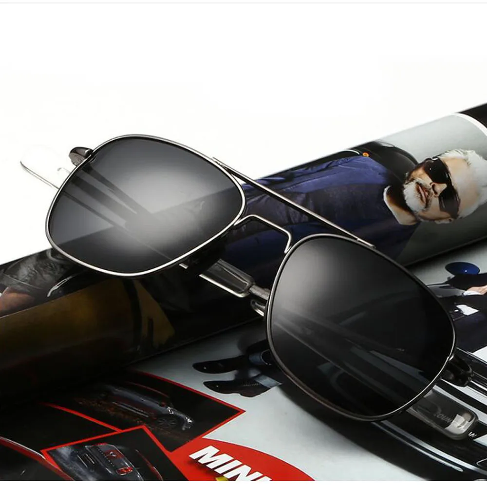 Herren Polarisiert Sonnenbrille Brillen Pilot Pilotenbrille Vintage Sunglasses 