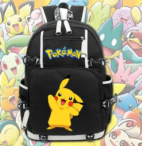 

2018 new Anime Pokemon GO Snorlax Backpack women shoulder travel bag Knapsack Packsack Teenage Girl Backpacks men schoolbag