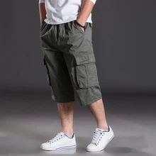 Летние Новые мужские s Cargo 7 seven повседневные свободные брюки мужские штаны с несколькими карманами военные мужские тренировочные брюки для занятий на открытом воздухе джоггеры брюки XL-6XL