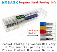 טונגסטן פלדה MOSASK 1pcs 4 פלדה טונגסטן קרביד חליל HRC45 endmills גַיֶצֶת 3mm 2mm 4 מ"מ כלי נשיפה (5)