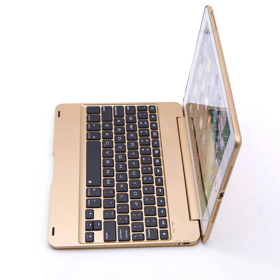 Bluetooth Keyboard Case for New iPad 9.7 inch 2017 2018 Air 2 Air 1 Pro 9.7 Tablet Protective Case Wireless Keypad Stand Cover (4)