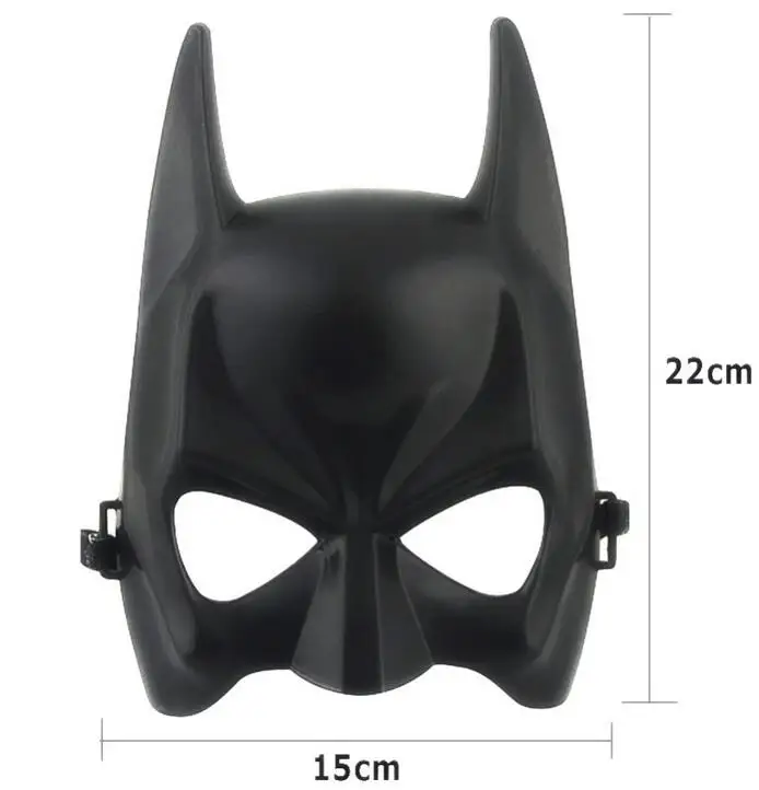 Batman Mask Halloween Party Masks Adult Upper Half Face PVC 23X16CM