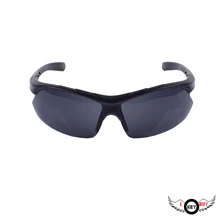 1 шт. новые мужские спортивные очки для верховой езды зеркальные солнцезащитные очки черный-серый