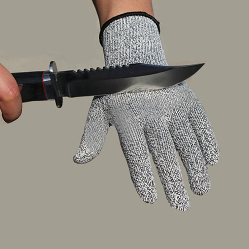 Hot Anti-cut Gloves Safety Cut Proof Stab Resistant HPPE Wire Metal Mesh Kitchen Butcher Cut-Resistant Safety climbing Gloves
