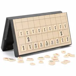 Складной магнитный складной набор для сёги в коробке Портативный японский шахматная игра Sho-gi упражнения логическое мышление 25*25*2 см