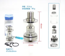 Sxk Стиль собачка Стиль rdta rda испаритель RTA электронной сигареты 316 нержавеющая сталь 22 мм распылитель DIY Высокое качество дым танк против KF V5