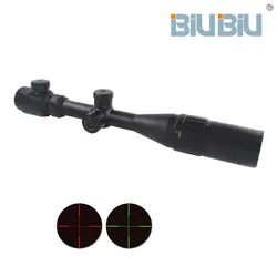 BIUBIU 4-16X44 Тактический Riflescope Оптический Снайперский олень винтовка область охотничьи прицелы пневматическое оружие открытый оптический