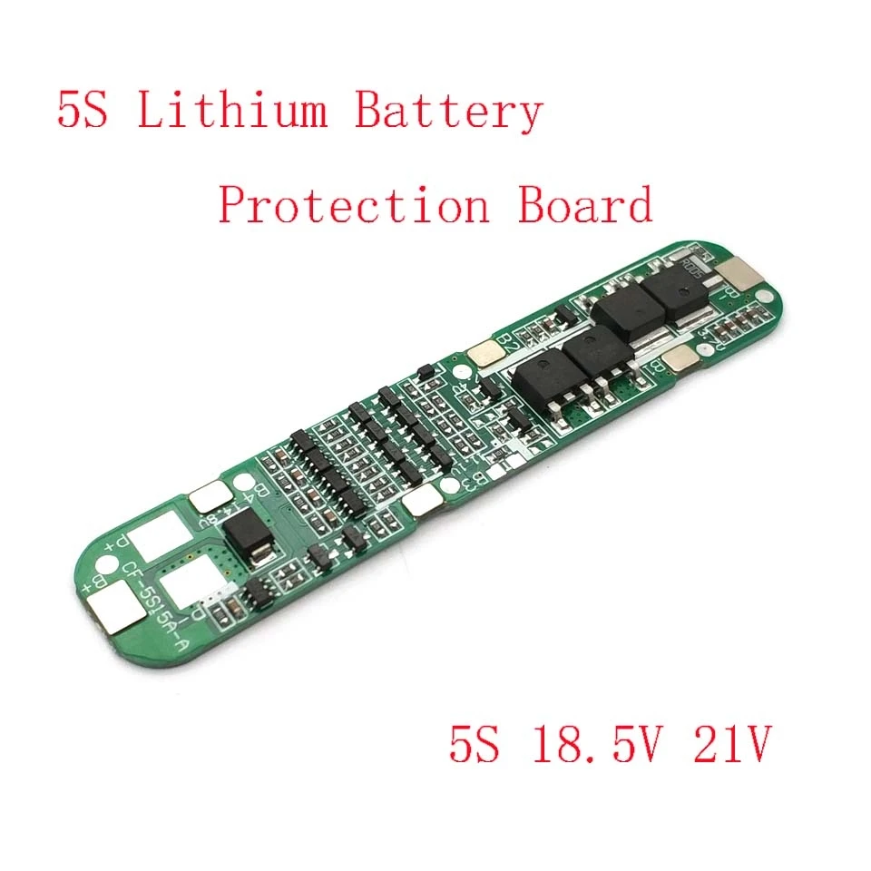 5S 15A литий-ионная батарея 18650 зарядное устройство PCB BMS 18,5 V Плата защиты клеток Интегральные схемы