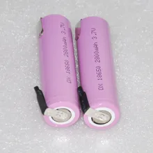2 4 6 10 шт ICR 3,7 v 18650 Батарея 2800mah литий-ионная аккумуляторная батарея со сварочными штырьками для фонарика и зарядного устройства