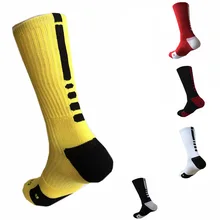 4 Pairs Men’s Sport Socks Professional Basketball Elite Socks Thicken Outdoor Athletic Skateboard Running Sport Sock For Men