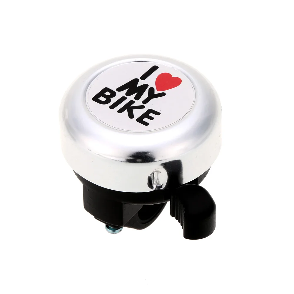 

Vintage Bicycle Bell Ring I Love My Bike Printed Clear Sound Cute Bike Bell Alarm Cycling Horn Bicycle Accessories