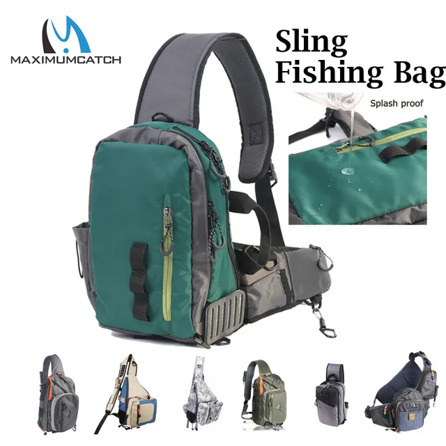 Maximumcatch Splash Waterproof Fly Fishing Sling Bag Multi Purpose