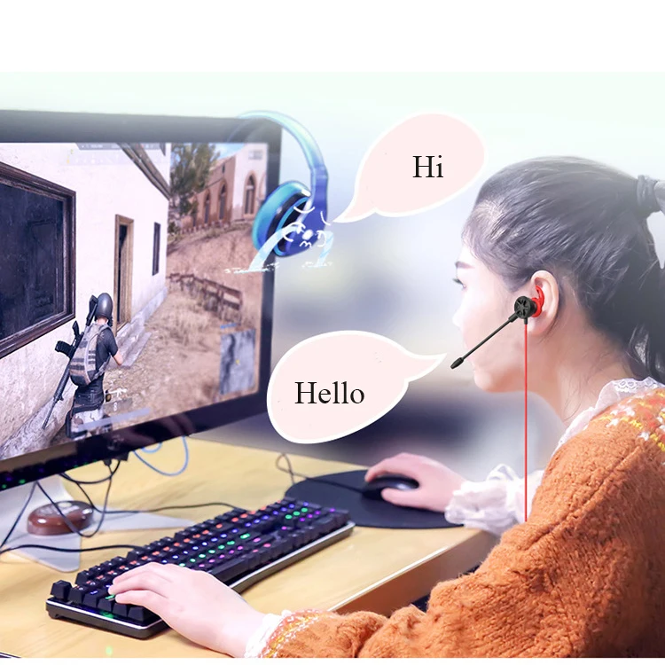 Gaming Earphone Headset With Dual Mic Gaming Earphones Mini PC Gamer With Clear Volume Control For PUBG CSGO Casque Games (1)