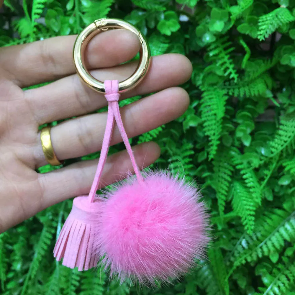 mink fur pompom tassle 11