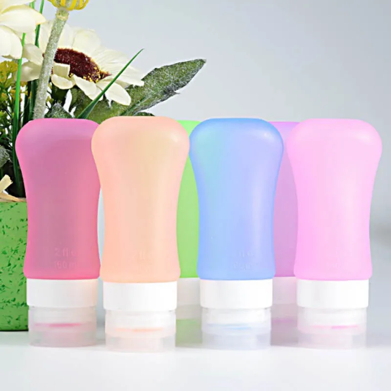 Портативный силиконовый многоцветные аксессуары для путешествий 37/60/89 мл бутылка шампуня 1 шт. диспенсер для мыла коробка для хранения косметики контейнер