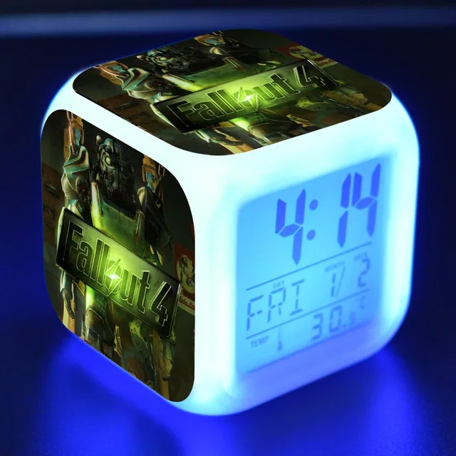 Move Game Fallout 4 Character LED Digital Alarm Clock reloj despertador