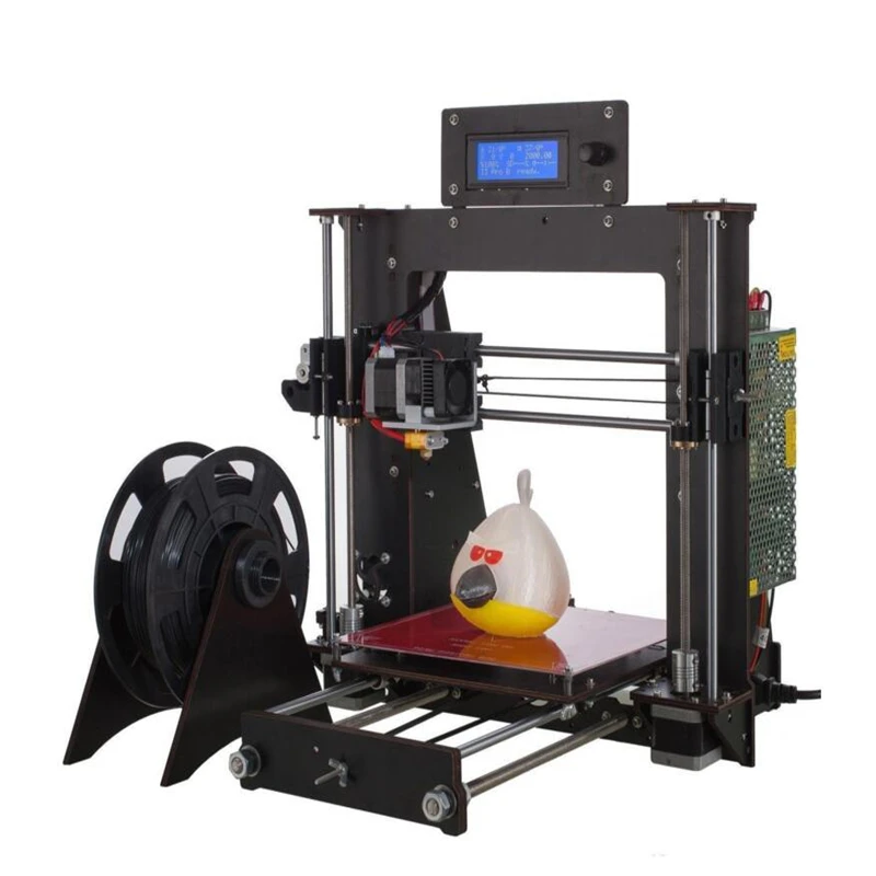 3D принтер zrprinting 2018 Prusa i3 Reprap + экструдер MK8 тепловая платформа MK3 ЖК контроллер