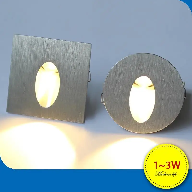 LumiParty LED Wall Corner lights Square Wall lamps for Stairs Foyer