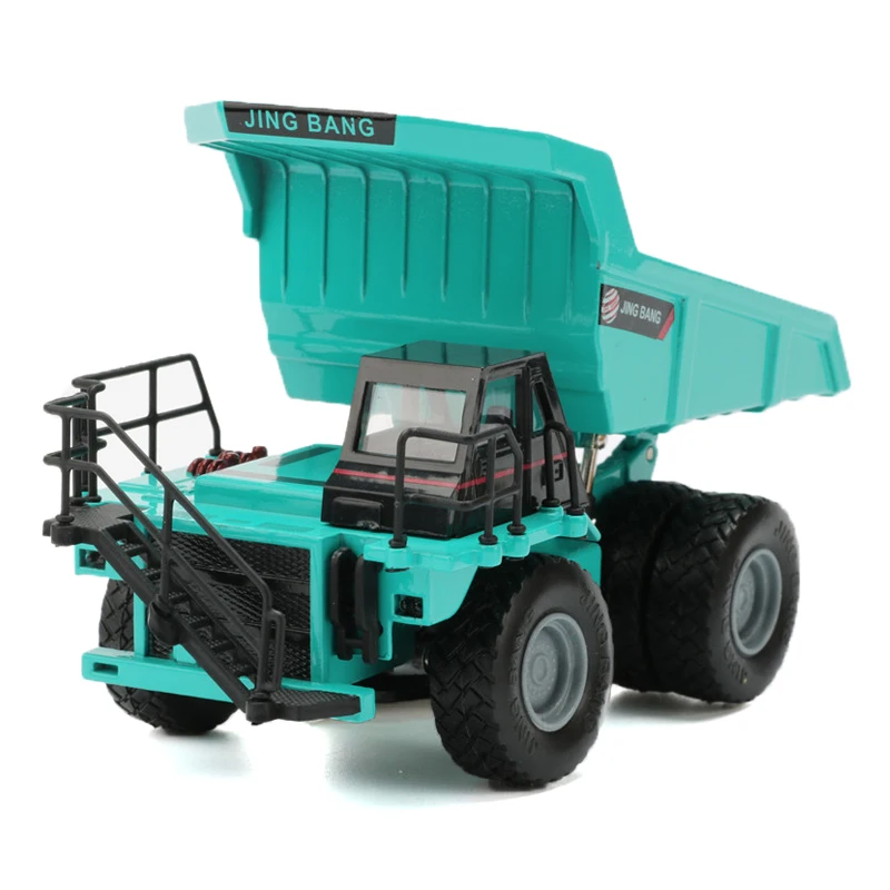 

JINGBANG 1:60 Mine Car Alloy Toy Car Model Construction Vehicle Transporter Rubber Tire Kids Toys Gift