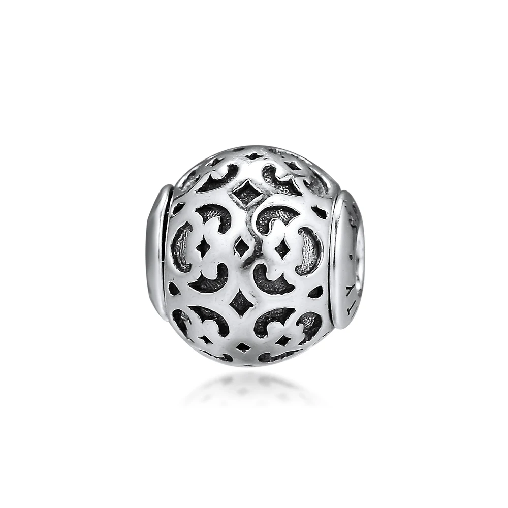 

Genuine 925 Sterling Silver Small Hole Charm Spirituality Essence Beads for Jewelry Making Fits Essence Charms Bracelet