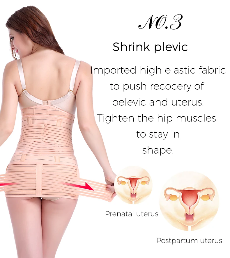Meisou Новые 3 шт/комплект беременная женщина Послеродовая Восстановление Пояс Беременность Ремень Пластика тонкий пояс для похудения группы