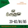 Cold heading 30PCS 20-m3 M4 M5 T-nut Hammer Head Fasten Nut 3D Printer Parts Nickel Plated for 2022 series T Slot Groove 6 20TN ► Photo 3/3