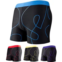 Новые мужские пляжные шорты для плавания, мужские плавки, мужские плавки-трусы дышащий плавательный костюм, мужские боксеры, бордшорты