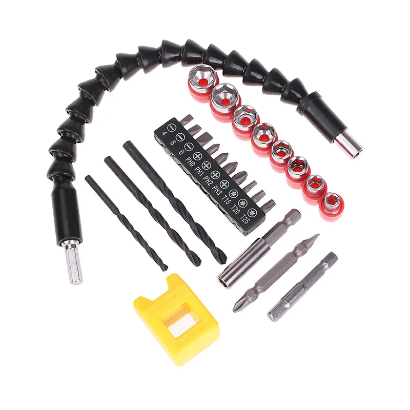 26 PCS Hardware Tools Electric Drill Accessories Multi Function
