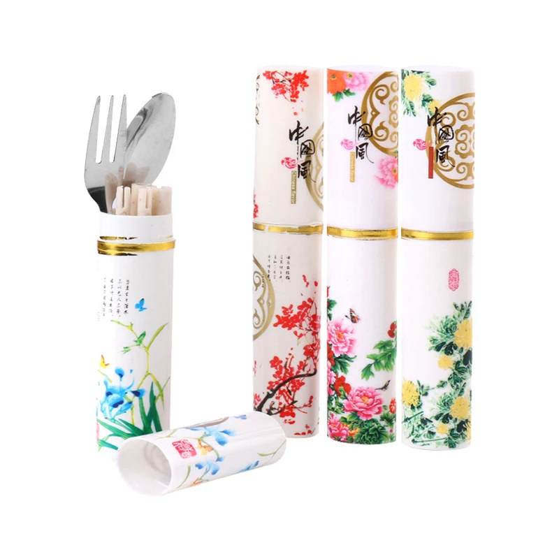 

3pcs/set Stainless Hello kitty Dinnerware Set with Box Tableware Lunch Set Cute Mother Baby Kids Tableware Travel Tableware 2C
