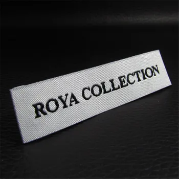 

Free Shipping Customized End Fold Embroidered Clothing Tags Custom Seperate Cut Sewing Garment Labels 1000pcs Tags