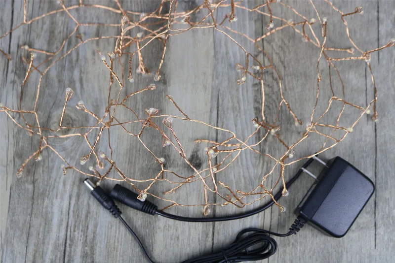 33ft 300LED Cluster String Lights Branch Tree Outdoor Copper Wire Fairy lights for Cafe Bar Wedding party Xmas Home Decoration 33ft 300LED Cluster String Lights Branch Tree Outdoor Copper Wire Fairy lights for Cafe Bar Wedding party Xmas Home Decoration