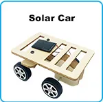 Laser Cut Solar Windmill Puzzle DIY Education Toy