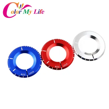 

Color My Life Aluminium Alloy Engine Key Start Car Ignition Switch Cover Ring For Mercedes Benz A B C E Glk Ml Gl Cla Gla Cls