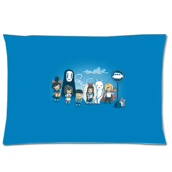 

Spirited Away Two Side Print Pillow Case Rectangle Pillowcase Polyester Pillow Slip Custom Pillow Cover 50x75cm