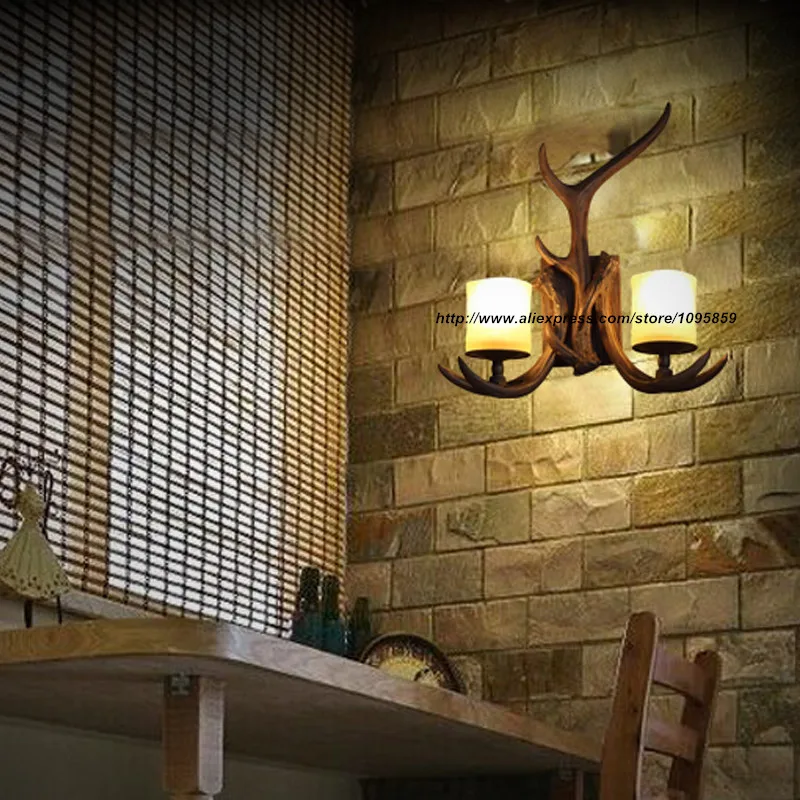 SETTEMBRE Industrial Decoracao Para quarto Light Wall 2 рога настенная лампа Бар Ресторан арт деко