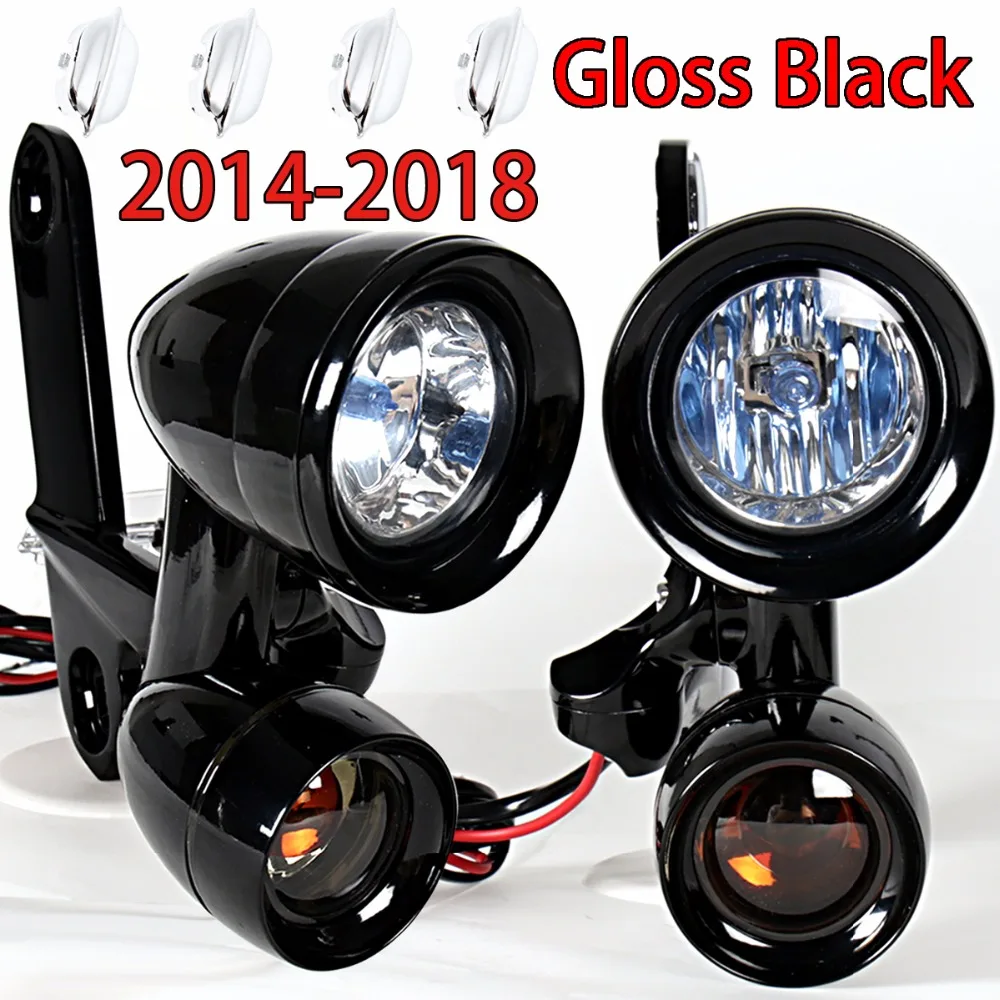 Фонари дальнего света для Harley 2014 2018 Electra Street Glide FLH/T FLHX|Накладки и декоративные