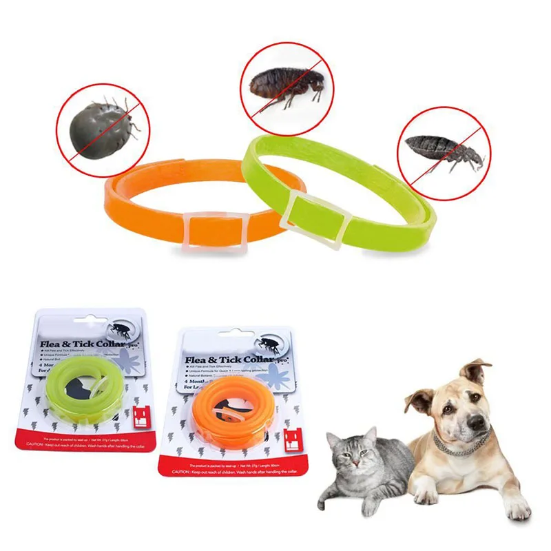 Silicon Dog Cat Flea Collar Health Anti Lice Pest Mosquitoes Collars