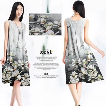 

Plum blossom printed silk linen fabric cheongsam silk fabric for dress breathable natural linen fabric wholesale silk cloth
