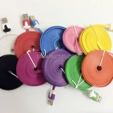 5000 шт./лот небольшой плоский Лапша 8 pin синхронизации данных Зарядное устройство USB кабель для Apple IPhone 8 7 7 плюс 6 плюс 6 5 5S 5C для Ipod touch5 nano7