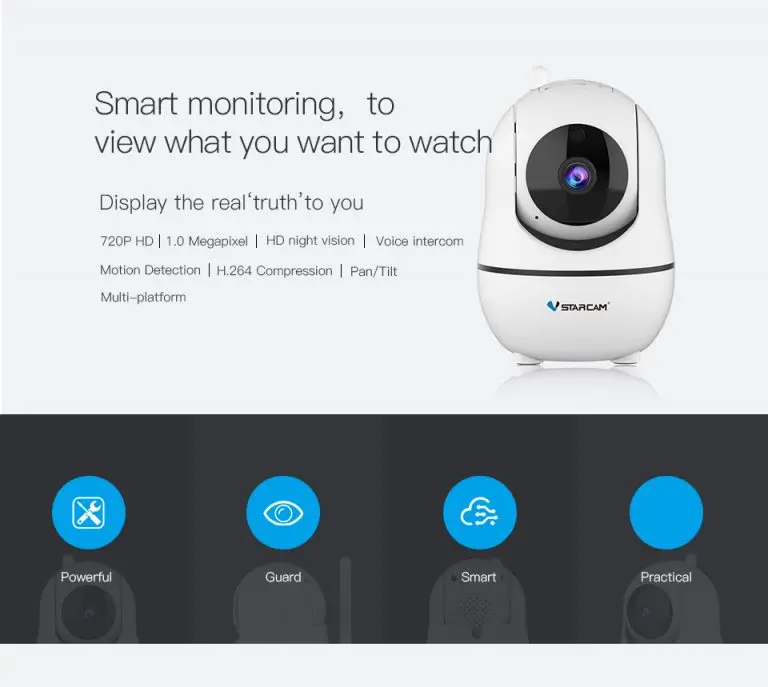 IP камера Vstarcam 1080P облачная беспроводная с поворотом на 360 градусов|Камеры