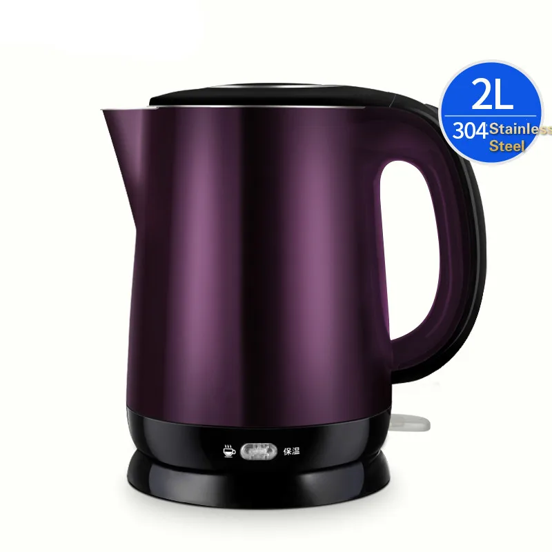 Electric kettle 304 stainless steel kettles home insulated with a large